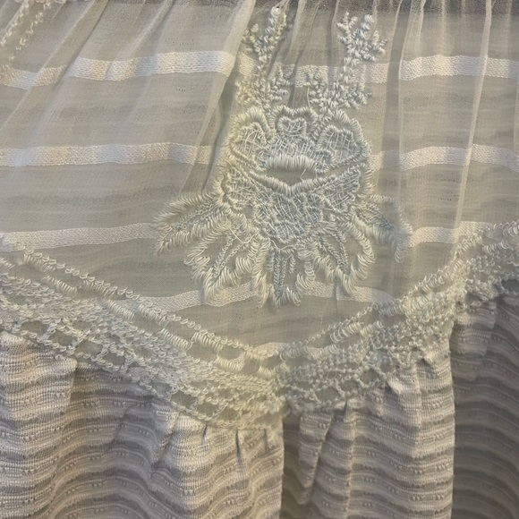 Very light blue Lucky Brand blouse. - Picture 4 of 8